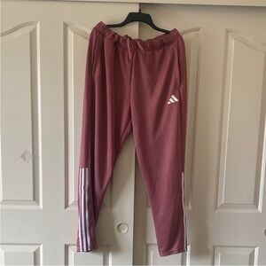 Adidas Men’s Pink Track Pants. Size XL